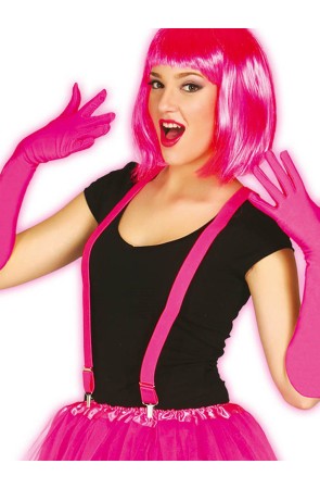 Tirantes Fucsia Neón ^