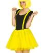 Tutú amarillo neón para mujer