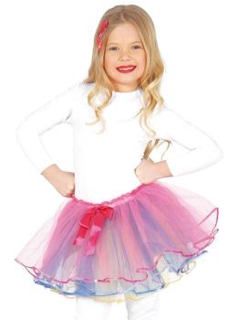 Tutú rosa deluxe para niña ^