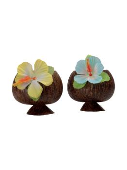 Vaso de coco hawaiano