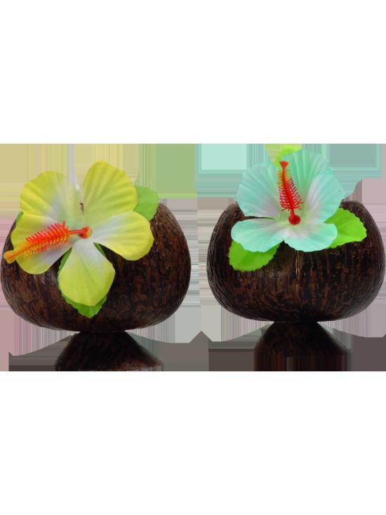 Vaso de coco hawaiano