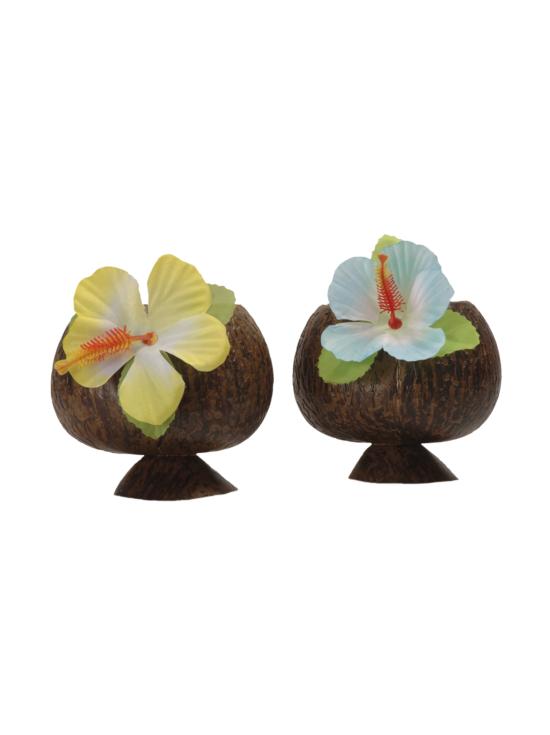 Vaso de coco hawaiano