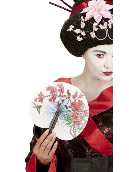 Abanico Oriental en Papel de 23 cms