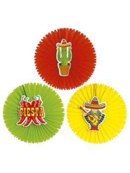 Abanico papel Mexico 55 cms