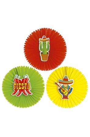 Abanico papel Mexico 55 cms