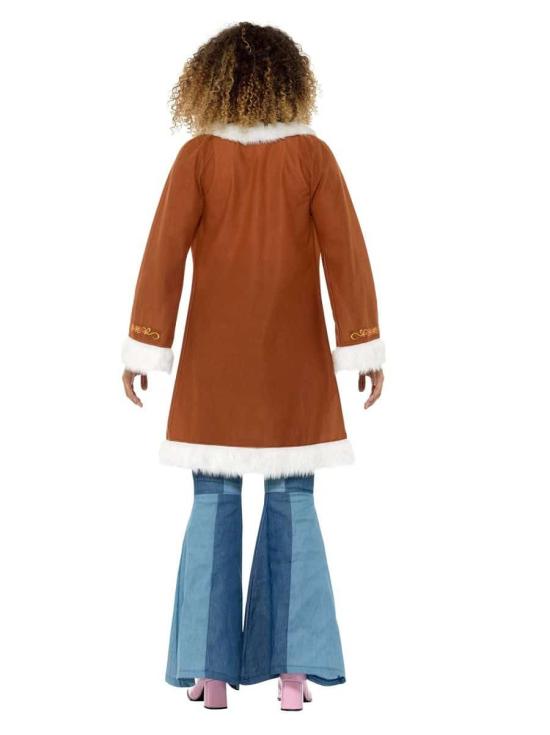 Abrigo de Hippie Marrón  mujer