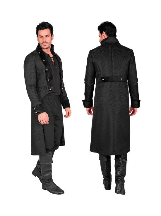 Abrigo Victoriano para Hombre – Elegancia Gótica y Steampunk
