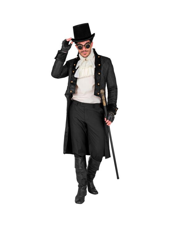 Abrigo Victoriano para Hombre – Elegancia Gótica y Steampunk