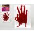 HALLOWEEN ADHESIVO CRISTAL 2 MANOS SANGRE 39X16