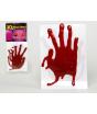 HALLOWEEN ADHESIVO CRISTAL 2 MANOS SANGRE 39X16