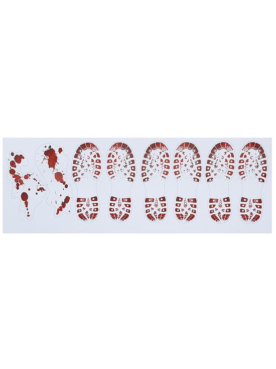 Adhesivos Pisadas sangrientas 2 und 25 x70 cms