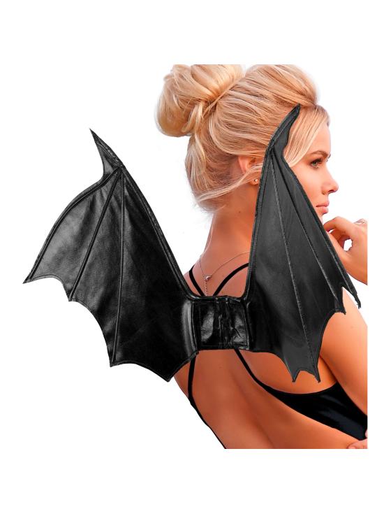Alas de Diablo Rojas o Murciélago Negras Moldeables 84x36 cm