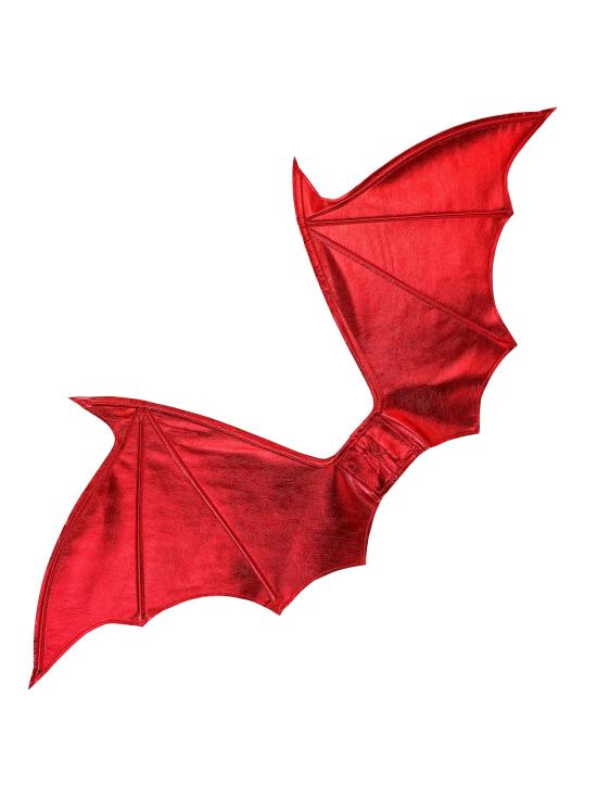 Alas de Diablo Rojas o Murciélago Negras Moldeables 84x36 cm