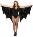 Alas de Murciélago y Telaraña (170x80 cm) - Accesorio para Disfraz de Ángel, Diablo y Demonio para Halloween y Fiestas de Disfraces - Ideal para Mujer Adulta
