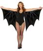 Alas de Murciélago y Telaraña (170x80 cm) - Accesorio para Disfraz de Ángel, Diablo y Demonio para Halloween y Fiestas de Disfraces - Ideal para Mujer Adulta