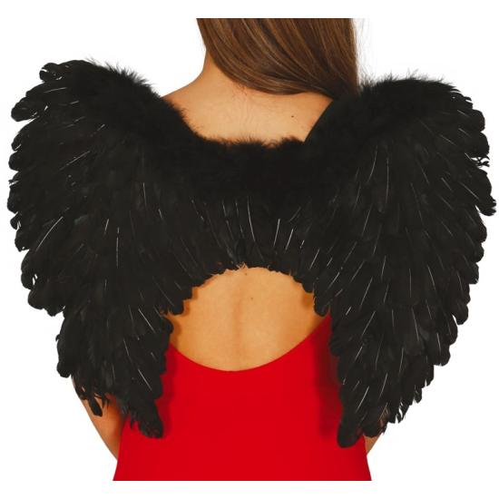 Alas de Plumas Negras 60x50 cm Alas de Plumas Negras 60x50 cm