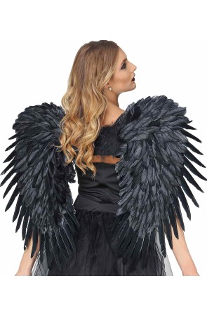 Alas Plumas color Negras Premium