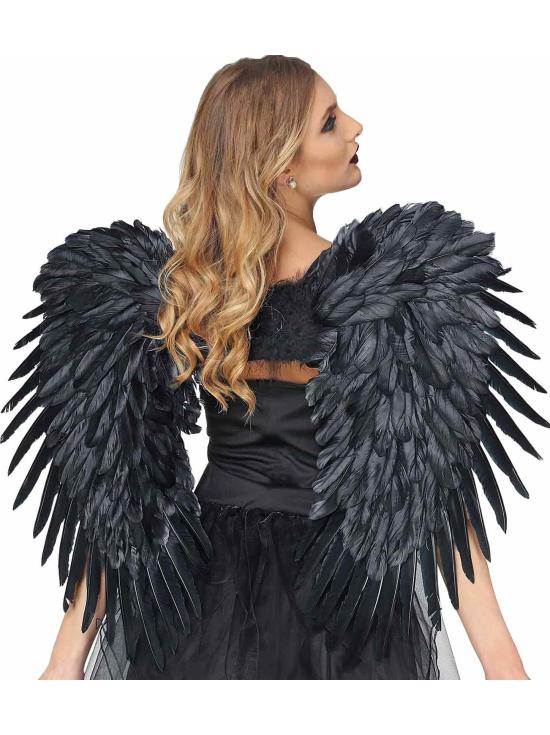 Alas Plumas color Negras Premium