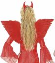 Alas rojas con plumas 86X31 cms