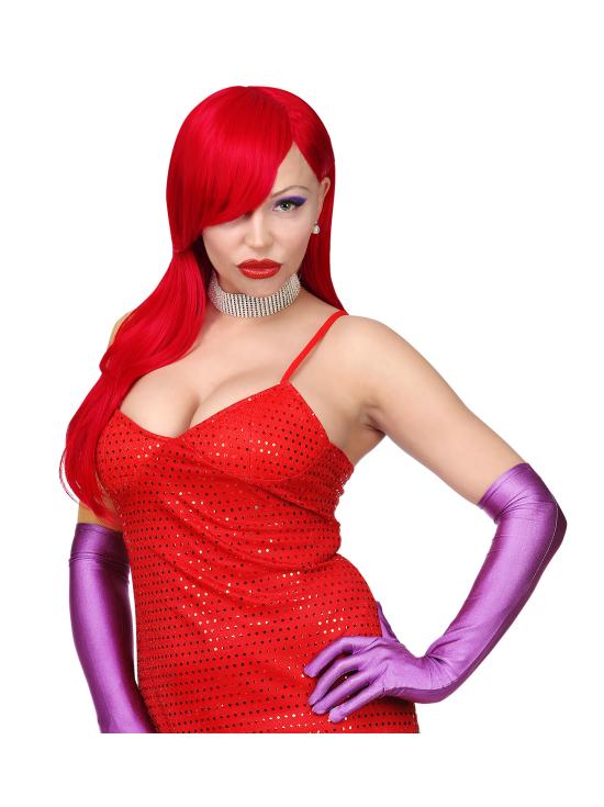 Alicia Cosplay Dream Hair peluca, mujer, color rojo