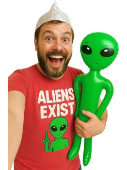 Alien Hinchable Verde (85 cm)