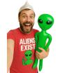 Alien Hinchable Verde (85 cm)