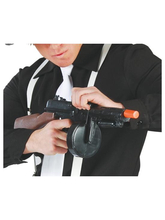 Ametralladora disfraz Ganster 50 cms con Sonido .