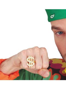 Anillo Dollar Dorado.