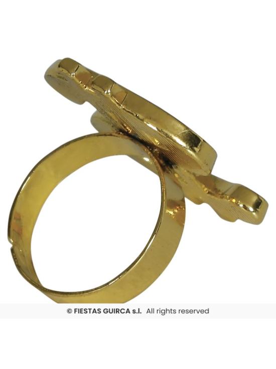 Anillo Dollar Dorado.