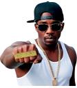 Anillo dorado “GANGSTA” – Accesorio Hip Hop/Rapero para Disfraces (Talla Única)