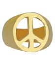 Anillo Paz y Amor color Oro.
