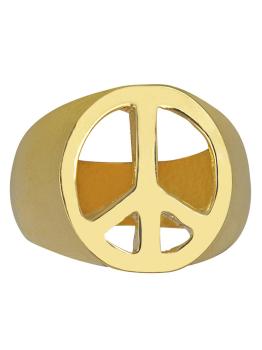 Anillo Paz y Amor color Oro.