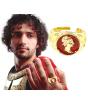 Anillo Romano Rojo – Accesorio de Joyería para Disfraces de Gladiador y Emperador