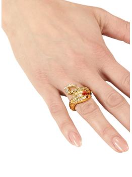 Anillo Serpiente diamantes