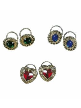 Anillos con Piedras de Colores set de 2