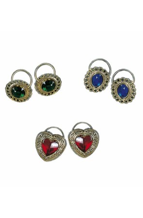 Anillos con Piedras de Colores set de 2