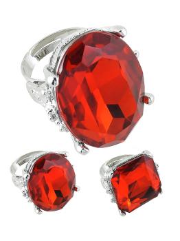 Anillos Lujo Rojos