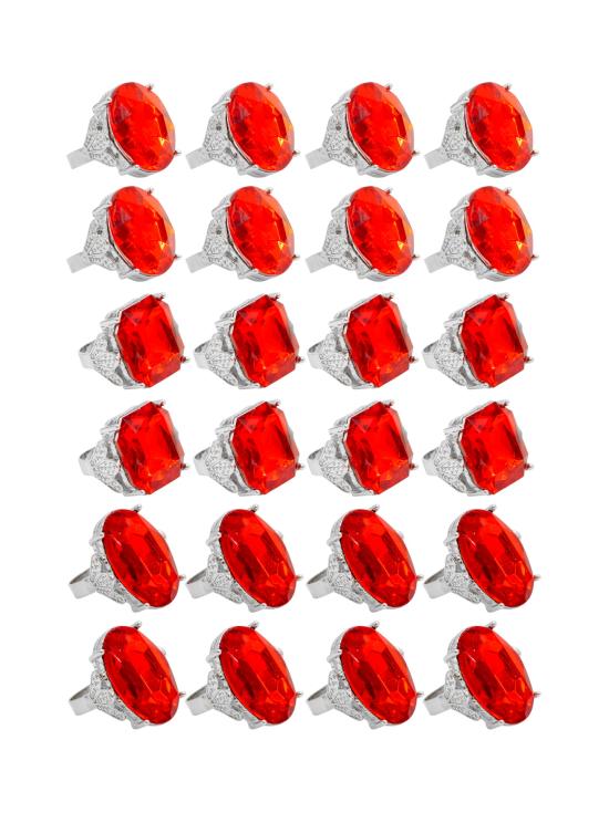 Anillos Lujo Rojos