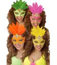 Antifaz Brasileño lentejuelas y plumas varios colores