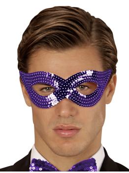 Antifaz lentejuelas colores Violeta