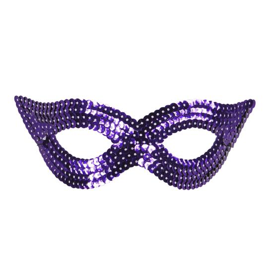 Antifaz lentejuelas colores Violeta Antifaz lentejuelas colores Violeta