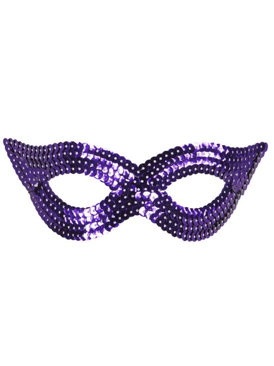 Antifaz lentejuelas colores Violeta