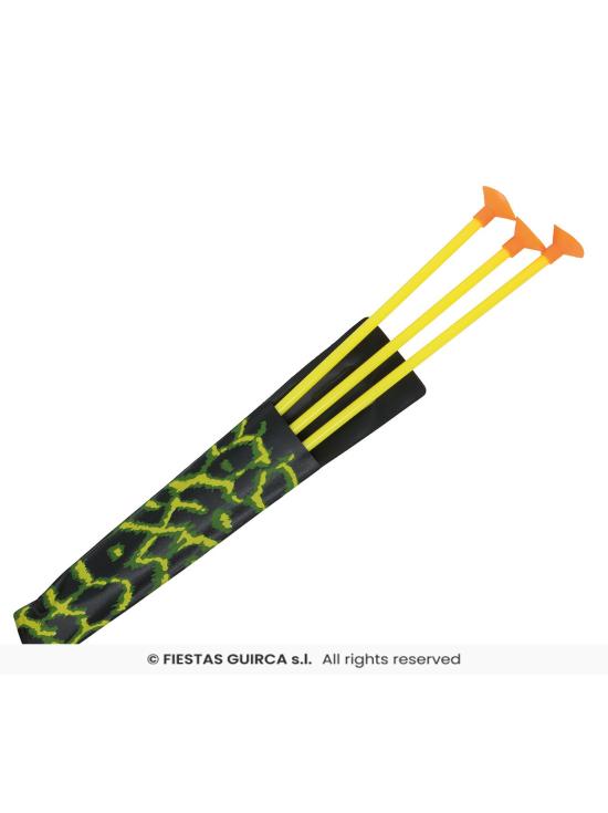 Arco y flechas indio para disfraz (4 piezas)