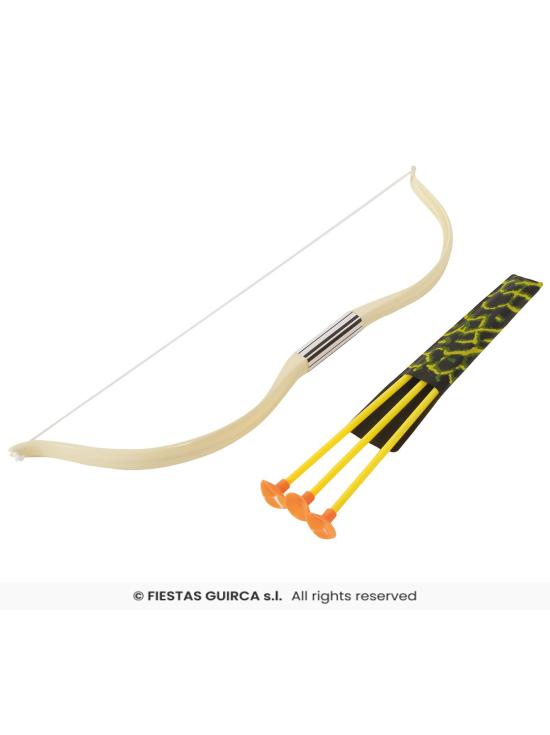 Arco y flechas indio para disfraz (4 piezas)