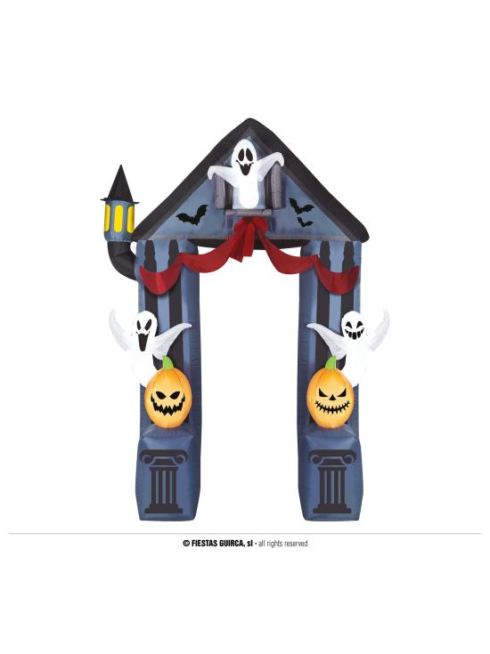 Arco Hinchable Decorado Fantasmas 240 x 200 cms