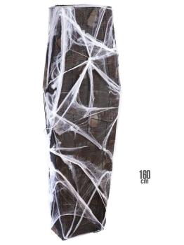 Ataúd con telarañas de 160 cms.