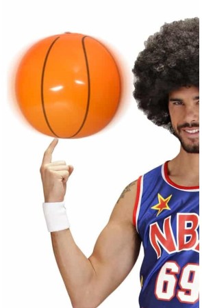 Balón Baloncesto Hinchable de 25 cms .