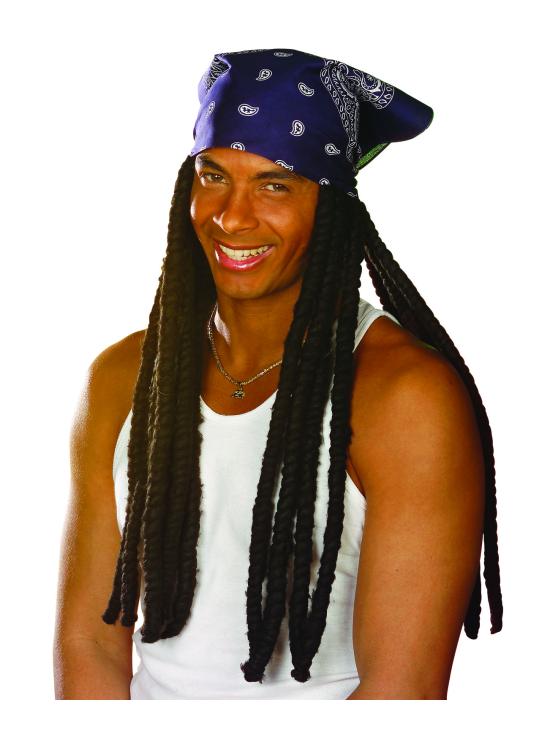 Bandana con Rastas surtidas en 4 colores .