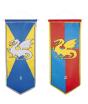Bandera Medieval Tela Dragón 1 m