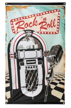 Bandera Rock 'n Roll Grease 150x90cm